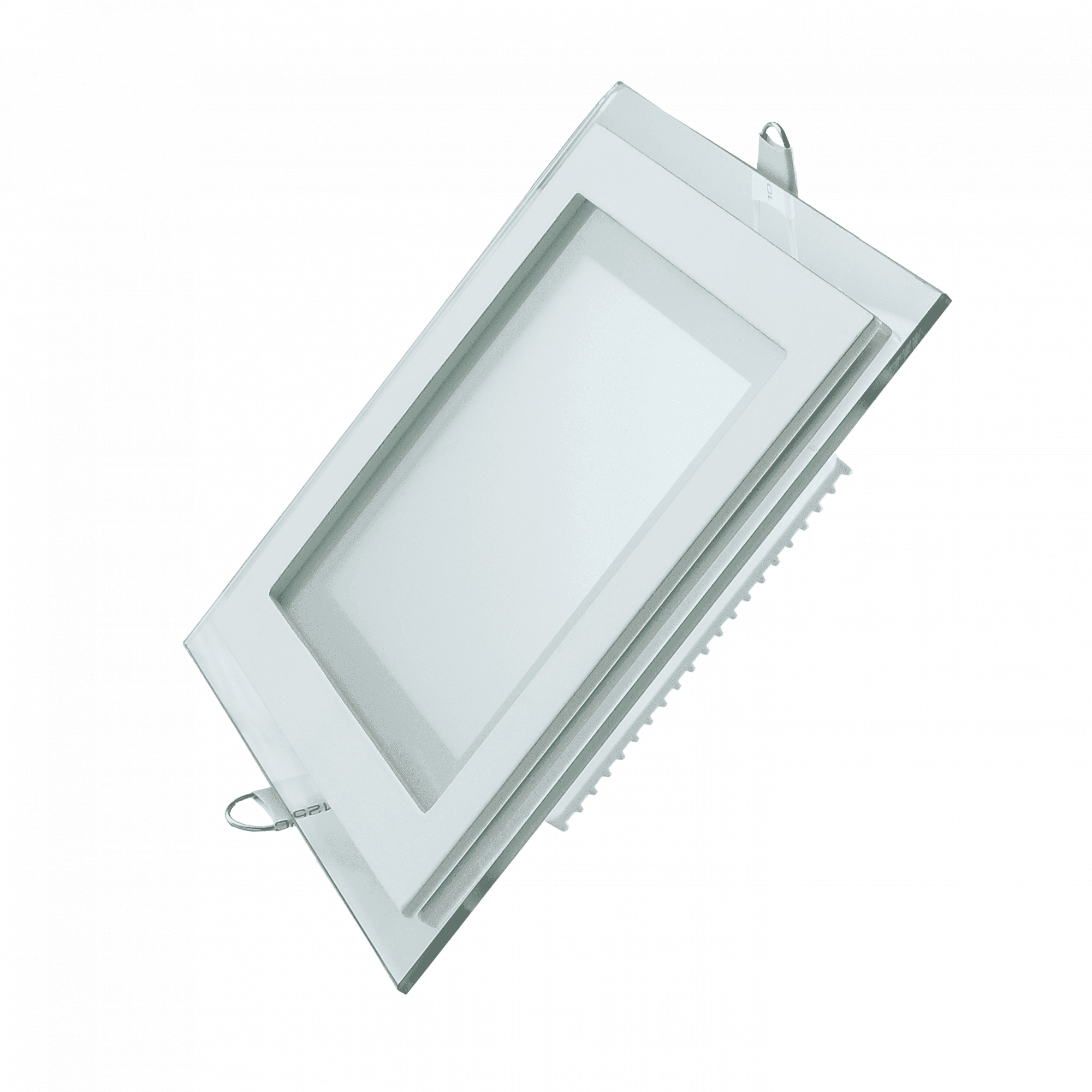 Светильник Gauss Glass кв 12W 900lm 3000K 220-240V IP20 монт Ø118х118  160*160*30 с дек стек LED 1/40