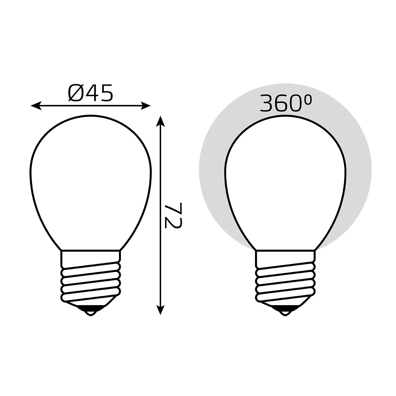 105202209-D Лампа Gauss Filament Шар 9W 610lm 4100К Е27 milky диммируемая  LED 1/10/50 купить за 269<span class=