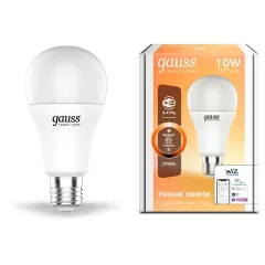 Лампа Светодиодная Gauss Smart Home DIM E27 A60 10 Вт 2700К 1/10/40