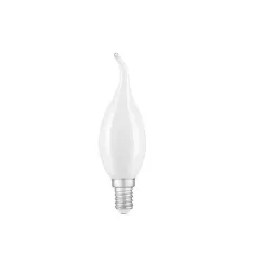 Лампа Gauss Filament Свеча на ветру 9W 610lm 4100К Е14 milky диммируемая LED 1/10/50 арт. 104201209-D