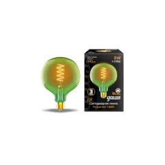 Лампа Gauss LED Filament Flexible G125-C Green E27 5W 190lm 1800K 125*178mm 1/10