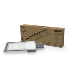 Фото Светильник Уличный Gauss LED Avenue IP65 420*160*57 100W 10000lm 5000K 190-250V КСС "Ш" 1/10 629534300