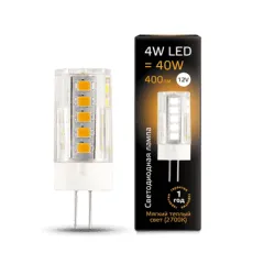 Gauss LED G4 12V 4W 2700K керамика 1/10/200 арт. 207307104