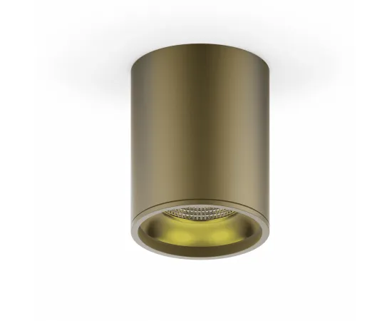 Светильник накладной Gauss HD001 12W (кофе золото) 3000K 79x100мм 1/30