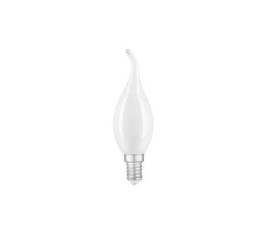Лампа Gauss Филамент Свеча на ветру 9W 590lm 3000К Е14 milky LED 1/10/50