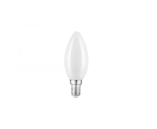 Фото Лампа Gauss Filament Свеча 9W 610lm 4100К Е14 milky LED арт. 103201209